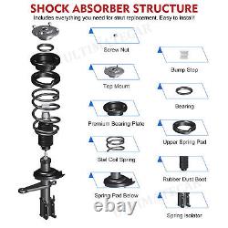 Set 4 Front+Rear Struts Shock Struts Absorbers For 2005-2011 Nissan Pathfinder