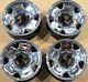 Set Of 4 OEM 17 CHROME SKIN STEEL WHEEL RIMS 2005-2009 17x7.5 F250 SD F350