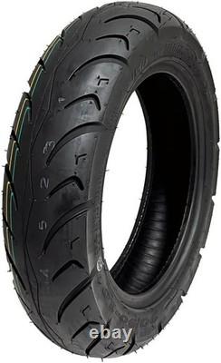 Set of 2 Universal 90/90-10 Motorcycle Tires for Scooters & Mopeds