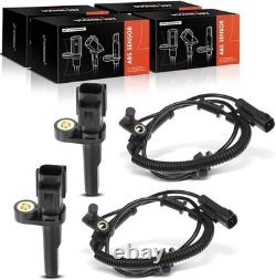 Set of 4 Front & Rear ABS Wheel Speed Sensors For 2010 & 2011-2012 Front & Re