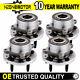 Set of 4 Front + Rear Wheel Bearing & Hub For 2011-2019 Ford Explorer with5 Lugs