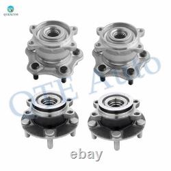 Set of 4 Front-Rear Wheel Hub Bearing Assembly For 2008-2013 Nissan Rogue AWD