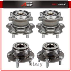 Set of 4 Front Rear Wheel Hub Bearing For Nissan Rogue 2008 2009 2010-2013 AWD