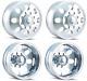 Set of 4 ION Alloy Wheels 167 Polished Front/Rear Dually Wheels 8x165.1 16x6