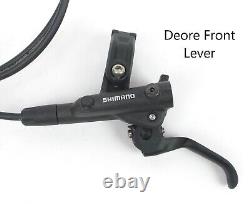 Shimano 4 Piston Mismatched Brake Set MT-520 / Deore 6100 Front & Rear Disc