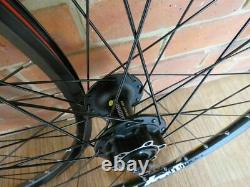 Shimano Hub Mountain Bike Wheels M475 Front & Rear Mavic Rims 26 inch