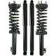 Shock Strut Assembly Front Rear Kit Set of 4 for Jeep Grand Cherokee Commander