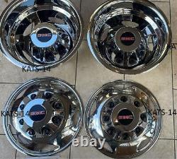 Sierra 3500HD 17 Stainless Steel Dually Wheel Simulator SKIN for 2011Current
