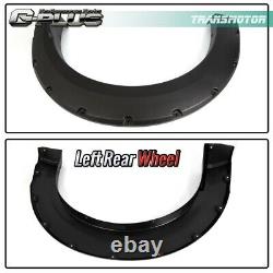 Smooth Pocket-Rivet Wheel Fender Flares Fit For 15-17 Ford F150 2015 2016 2017