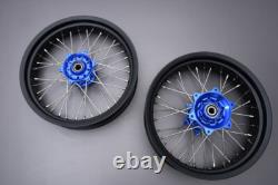Spoked Supermoto Front+ Rear Wheels Rims For HUSQVARNA TE 250 TE250 2015 17/17