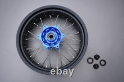 Spoked Supermoto Front+ Rear Wheels Rims For HUSQVARNA TE 250 TE250 2015 17/17