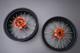Spoked Supermoto Front + Rear Wheels Rims KTM SXF 450 SX-F 2017-2018 17/17