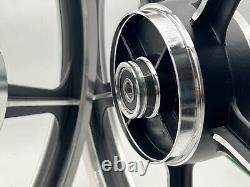 Sport Rims Honda C70 Passport 1 Pair Black With Bearing Bush 5 SPOKES 17 in