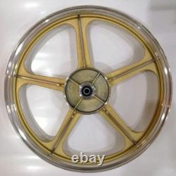 Sport Rims Honda C70 Passport 1 Pair Gold With Bearing Bush 5 SPOKES 17 in