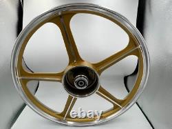 Sport Rims Honda C70 Passport 1 Pair Gold With Bearing Bush 5 SPOKES 17 in