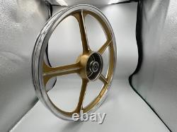Sport Rims Honda C70 Passport 1 Pair Gold With Bearing Bush 5 SPOKES 17 in