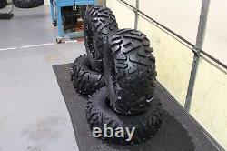 Sportsman 450 26 Quadking Atv Tire & Viper Blk Wheel Kit Pol3ca Bigghorn