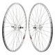 Sun CR18 Silver Track Bike Fixed Gear Singlespeed Wheels Wheelset 36h DT Spokes