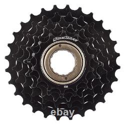Sun M13 Silver 700c Sealed Bearing Bicycle Wheels 126mm with 14/28 7sp freewheel