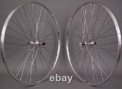 Sun M13 Silver 700c Sealed Bearing Road Bike Wheels 126mm fits Vintage Bikes