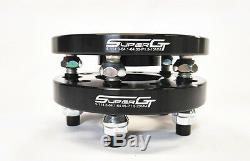 Super GT Hubcentric Wheel Spacers 15mm & 20mm Honda Civic EP3 FN2 Front & Rear