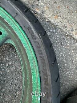 Suzuki Bandit Gsf 650s Gsf Front And Rear Wheels Good Tyres Pair 2009-2012 K9