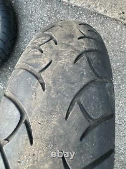 Suzuki Bandit Gsf 650s Gsf Front And Rear Wheels Good Tyres Pair 2009-2012 K9