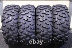 Suzuki King Quad 750 26 Bighorn Rwl Atv Tire & 14 Cobra Blk Wheel Kit Irs1ca