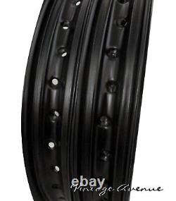 Suzuki Pe175 Rm100 Rm125 Aluminium (black) Wheel Rim Front 21 Rear 18