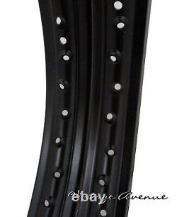 Suzuki Pe175 Rm100 Rm125 Aluminium (black) Wheel Rim Front 21 Rear 18