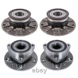 TRQ Wheel Hub Bearings Assembly Set Front & Rear Fits Audi Volkswagen