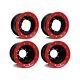 TRX 450r 400ex Front Rear Wheels Beadlock 10x5 8x8 Alba Racing OEM Matte BR 32