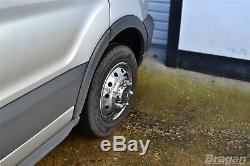 To Fit 14+ Ford Transit MK8 Luton Body Minibus 16 Front & Rear Wheel Trims