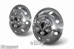 To Fit Ford Transit 16 Front & Rear Dual Twin Wheel Trim Covers Full Set