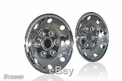 To Fit Ford Transit 16 Front & Rear Dual Twin Wheel Trim Covers Full Set