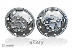 To Fit Ford Transit 16 Front & Rear Dual Twin Wheel Trim Covers Full Set