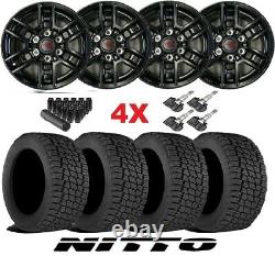 Trd Black Wheels Rims Tires 265 70 17 At Nitto Terra Grappler Package