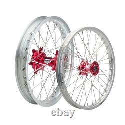Tusk 1447520089c989-7b9517 Impact Front&Rear Wheel 1.60 x 21/2.15 x 18 Silver