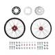 Tusk 1934950019 Impact Complete Front/Rear Wheel Package 1.60 x 21 / 2.15 x 19