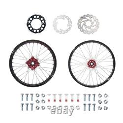 Tusk 1934950019 Impact Complete Front/Rear Wheel Package 1.60 x 21 / 2.15 x 19