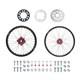 Tusk 1934950033 Impact Complete Front/Rear Wheel Package 1.60 x 21 / 2.15 x 19