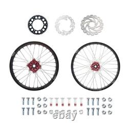 Tusk 1934950033 Impact Complete Front/Rear Wheel Package 1.60 x 21 / 2.15 x 19
