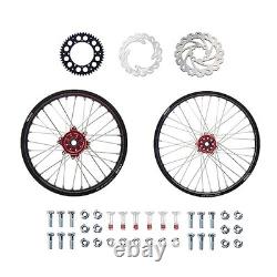 Tusk 1934950049 Impact Complete Front/Rear Wheel Package 1.60 x 21 / 2.15 x 19