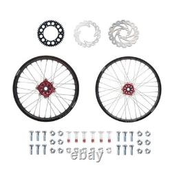 Tusk 1934950049 Impact Complete Front/Rear Wheel Package 1.60 x 21 / 2.15 x 19