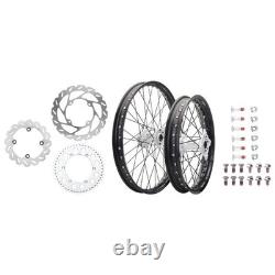 Tusk 1934950057 Impact Complete Front/Rear Wheel Package 1.60 x 21 / 2.15 x 18