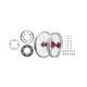Tusk 1934950086 Impact Complete Front/Rear Wheel Package 1.60 x 21 / 2.15 x 18