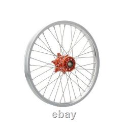 Tusk 1934950199 Impact Complete Front/Rear Wheel Package 1.60x21/2.15x18 Silver