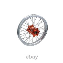 Tusk 1934950199 Impact Complete Front/Rear Wheel Package 1.60x21/2.15x18 Silver