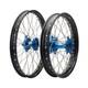 Tusk Imp Front&Rear Wheel 1.60x21/2.15x18 Black Rim/Silver Spoke/Blue Hub
