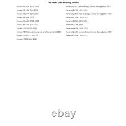 Tusk Impact Complete Front & Rear Wheel 1.60 x 21 / 2.15 x 19 Black Rim/Silver